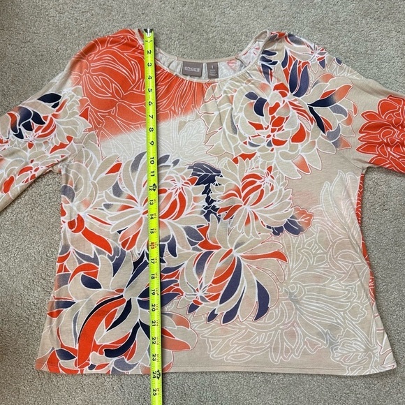 Chicos Orange Blouse - Picture 14 of 14